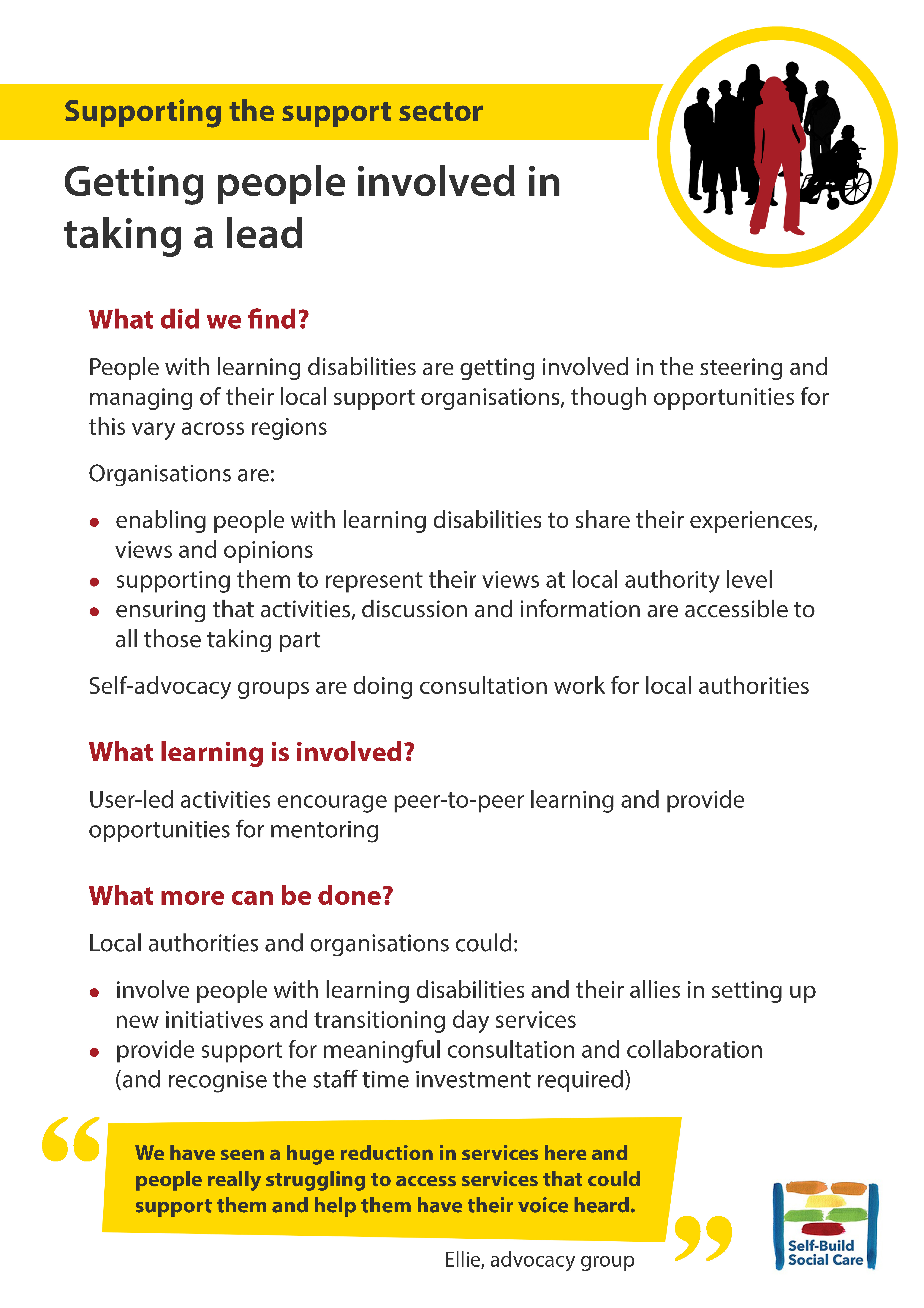 Getting people involved in taking a lead image